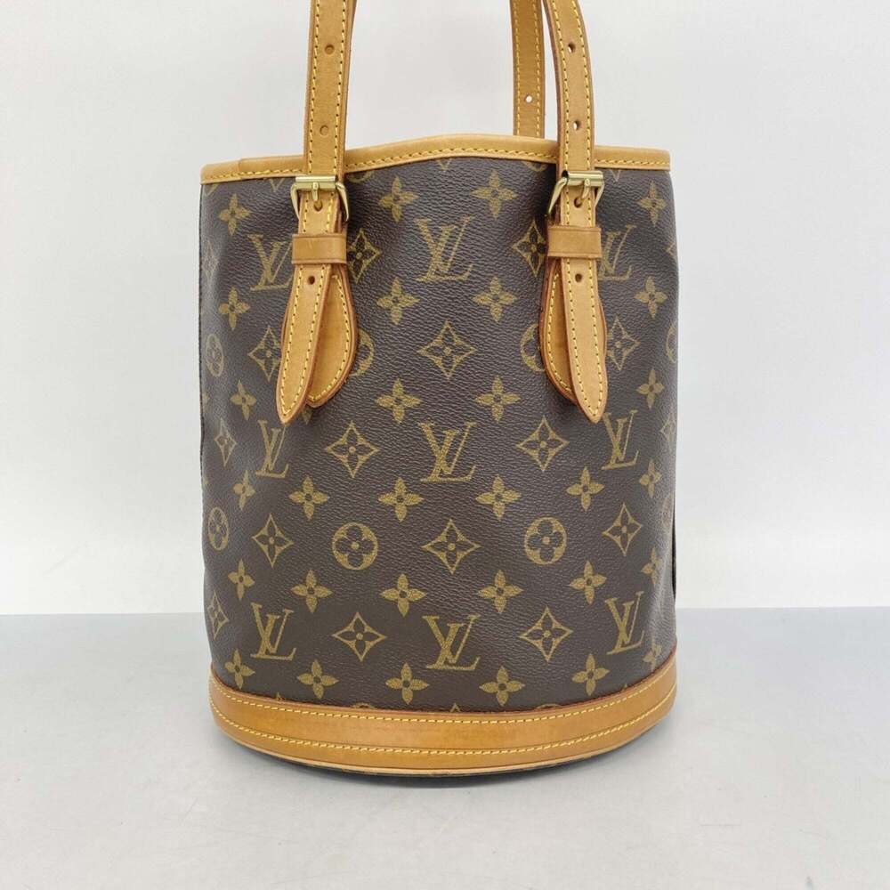Louis Vuitton Monogram Bucket PM Tote Bag M42238 Brown (Women's) - Picture 10 of 10